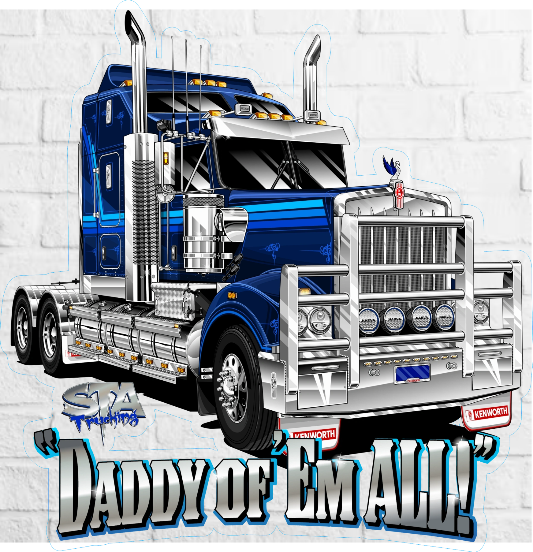 Daddy of em All - Sticker