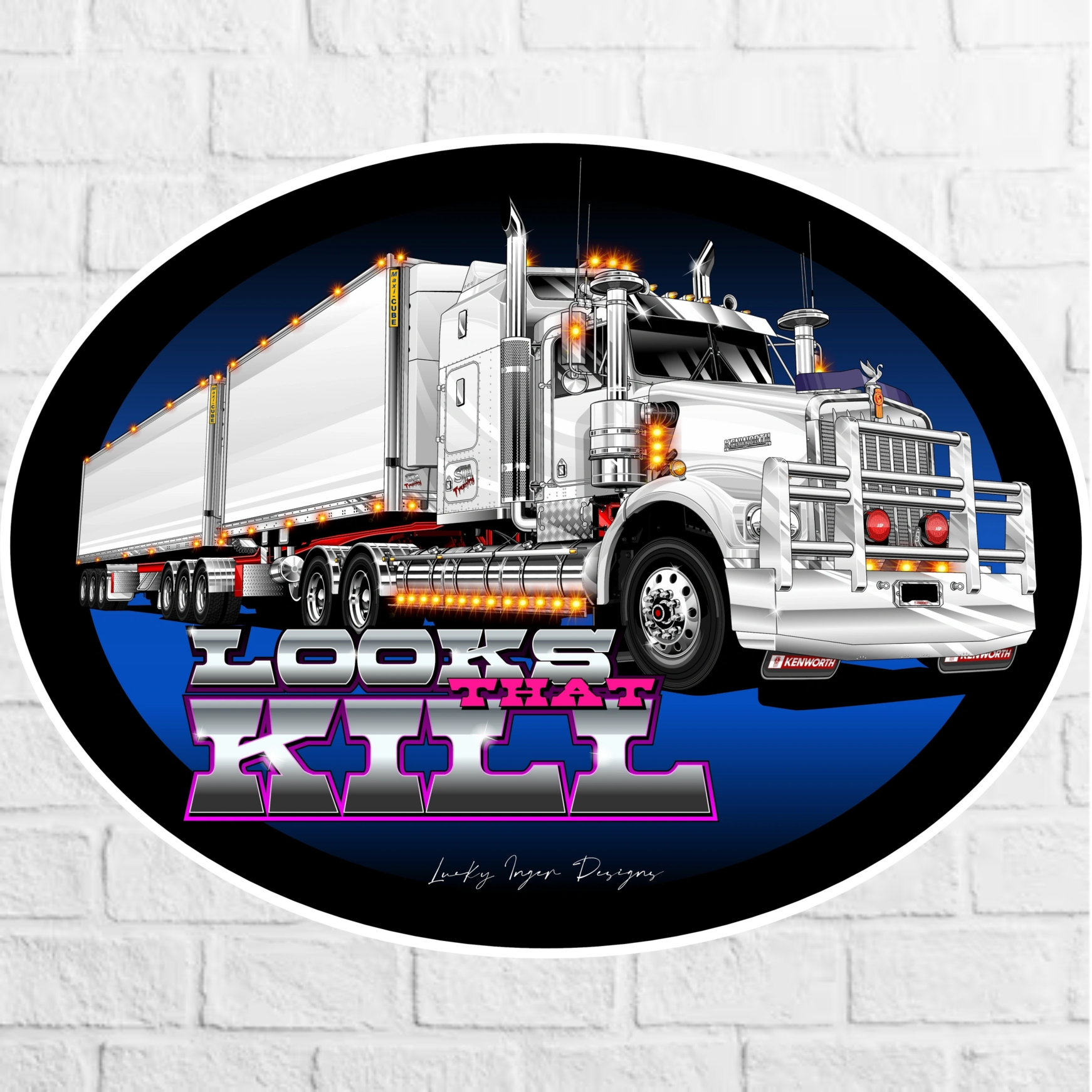 Looks that Kill - Sticker - Image 2